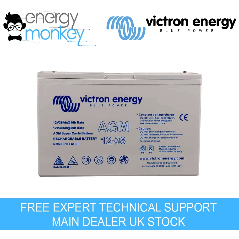 12v 38Ah AGM Super Cycle Victron