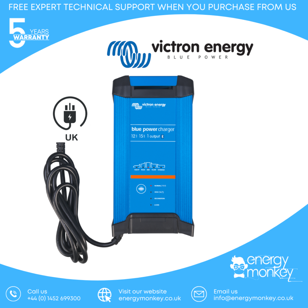 Blue Smart IP22 Charger 12/15(1) 230V UK