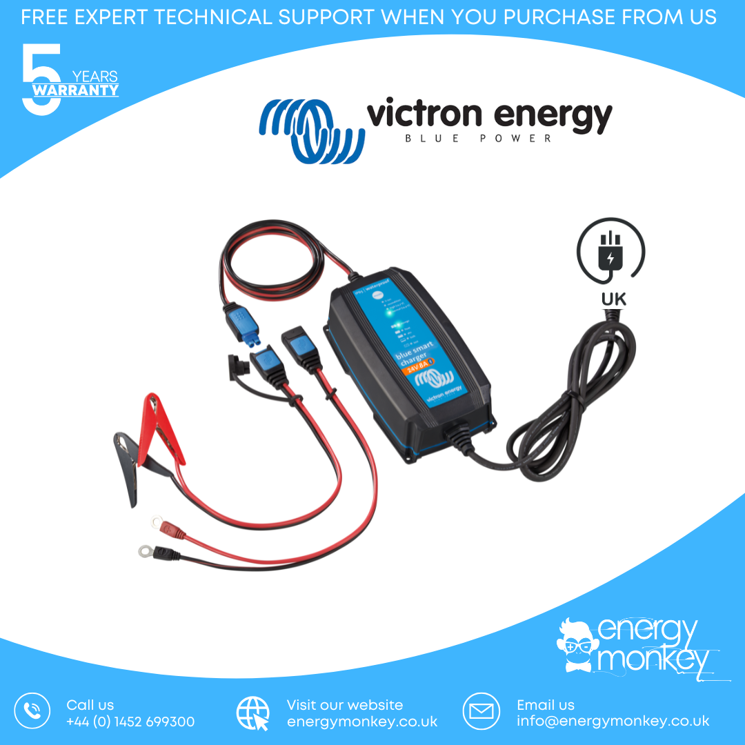 Blue Smart IP65 Charger 24/8(1) 230V UK Retail