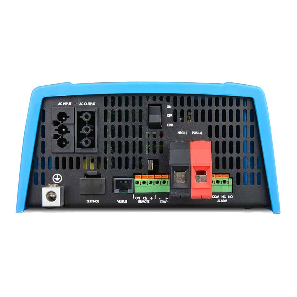 Multiplus 24V 800VA Inverter Charger PMP241800000 connections end view