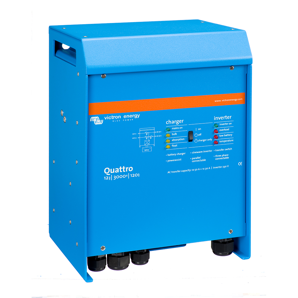 Quattro 12V 3000VA 120A 230VAC right view
