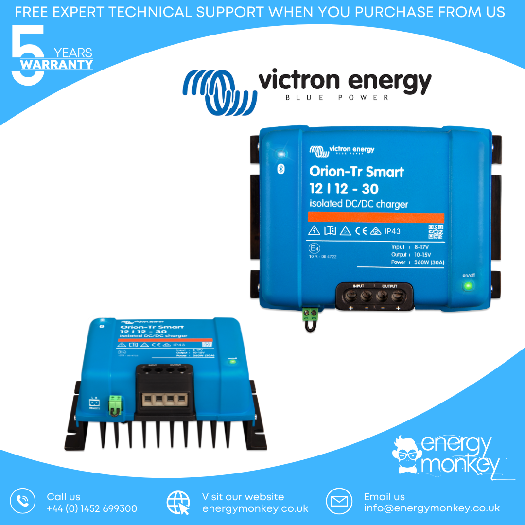 Victron Orion-Tr Smart 12/12-30A (360W) Isolated DC-DC charger