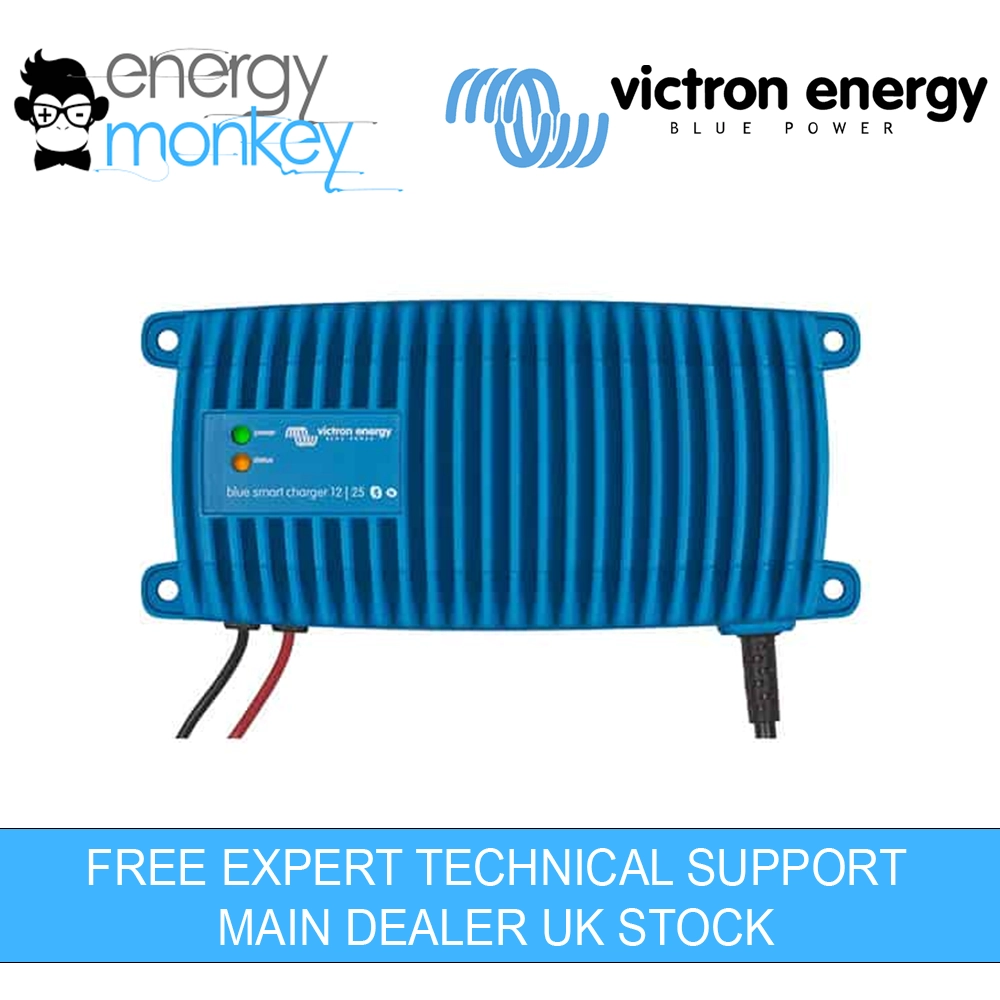 Victron Blue Smart IP67 Charger 12/25(1) 230V CEE 7/7 (BPC122547006) - BLUETOOTH
