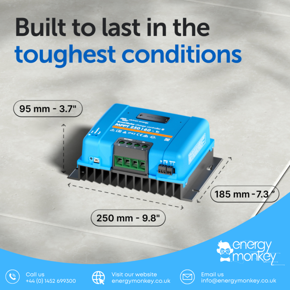 Alternative view of Victron SmartSolar MPPT 250/60-Tr (SCC125060221) - BLUETOOTH
