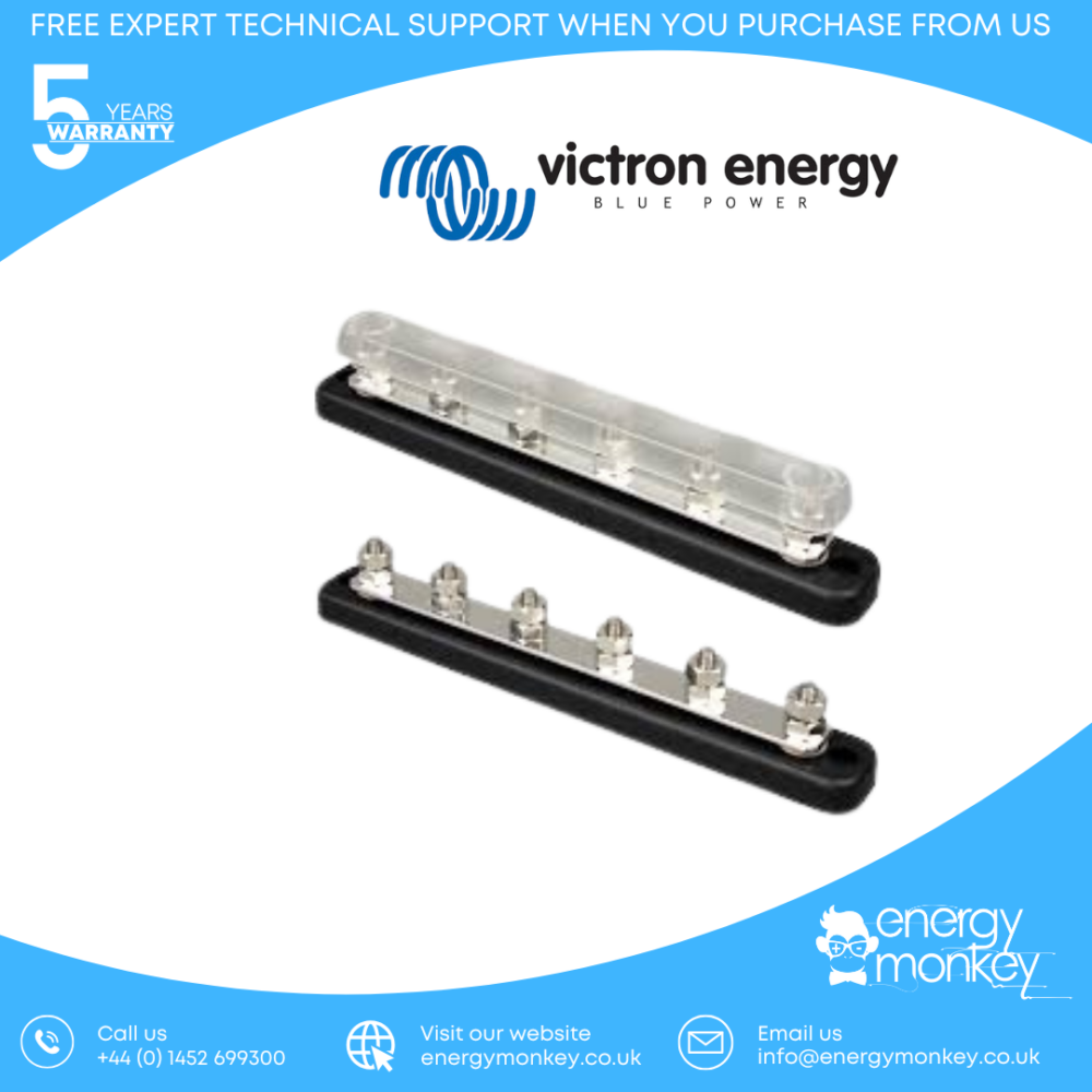 Victron Busbar 150A 6P +cover (VBB115060020)