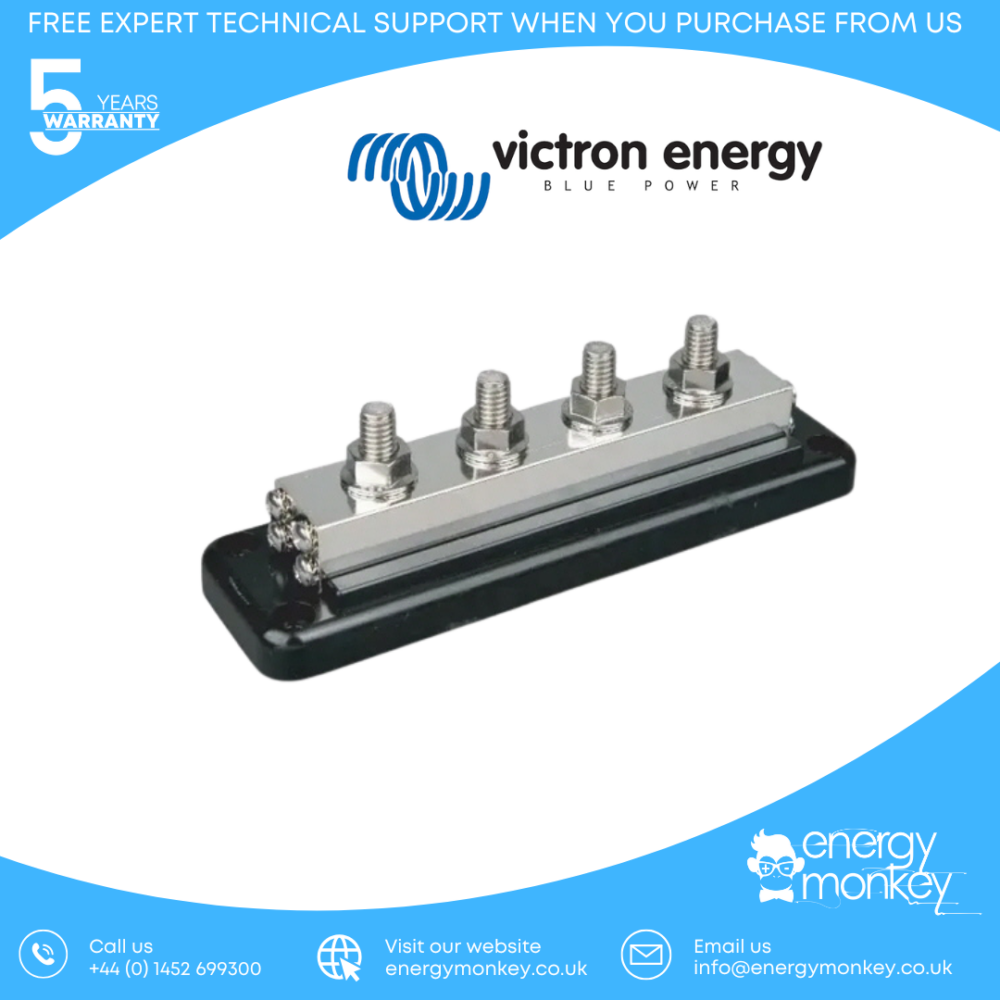 Victron Busbar 600A 4P +cover