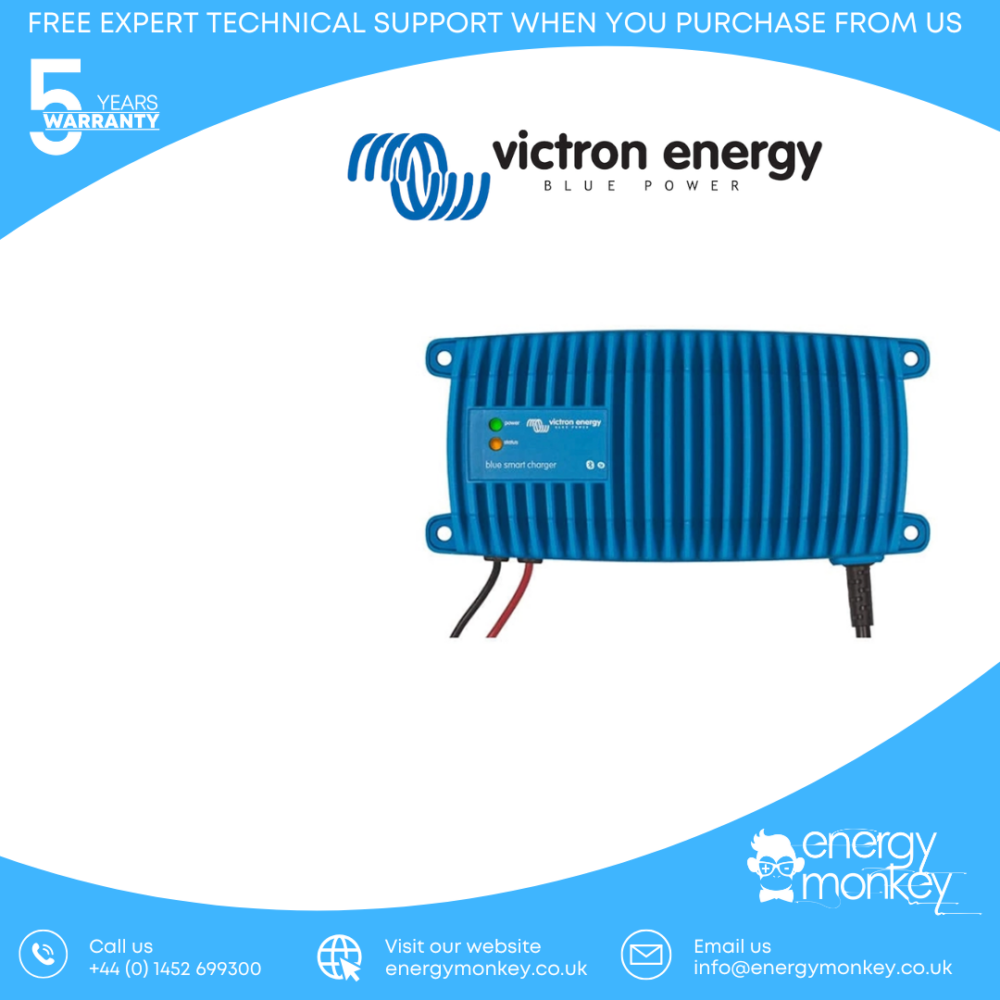 Victron Blue Smart IP67 Charger 24/5(1) 120V NEMA 5-15 (BPC240515106)