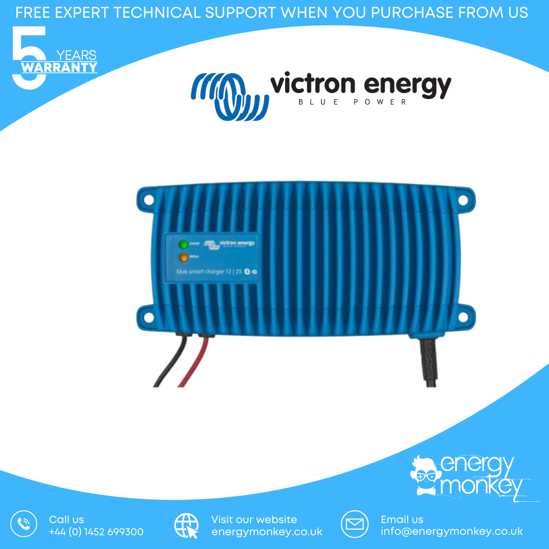 Victron Blue Smart IP67 Charger 12/25(1) 230V UK