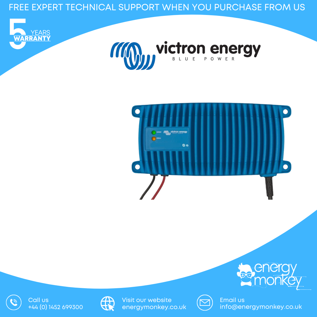 Victron Blue Smart IP67 Charger 24/12(1) 230V UK
