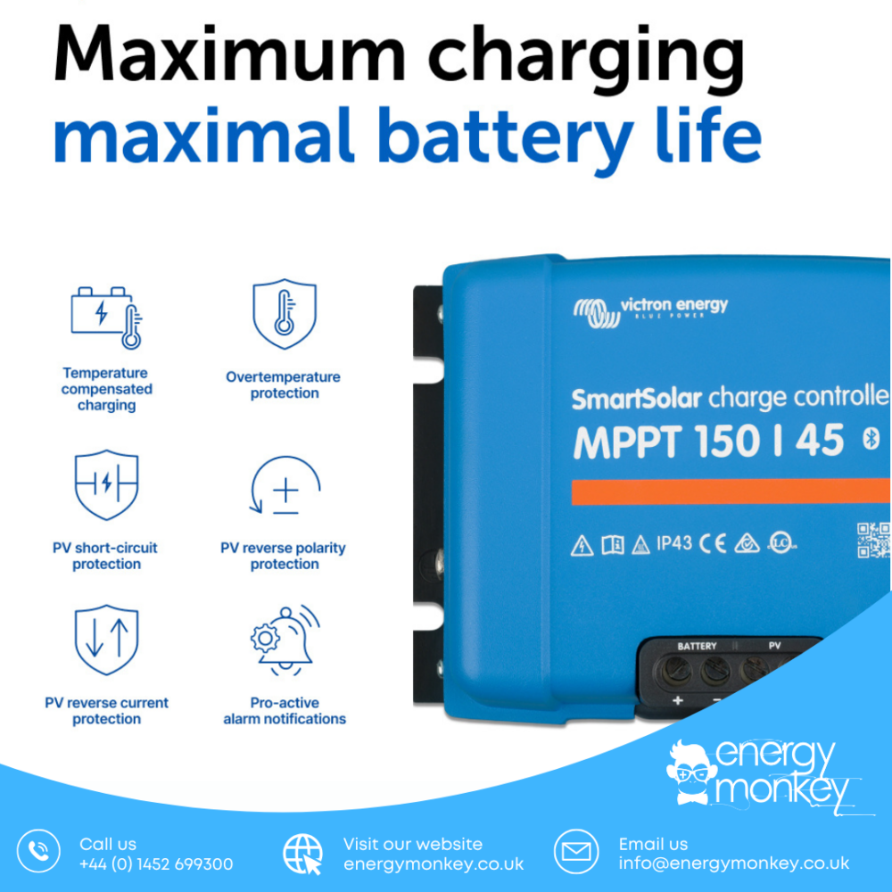 Victron SmartSolar MPPT 150/45 (SCC115045212) - BLUETOOTH - Image 3