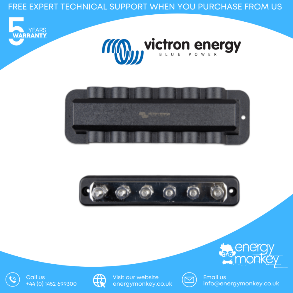 Victron Busbar 250A 6P + Cover
