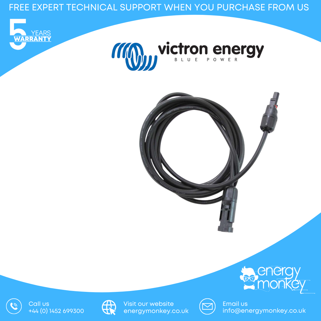 Victron Solarcable L=3m/6sqmm MC4-M/F conn
