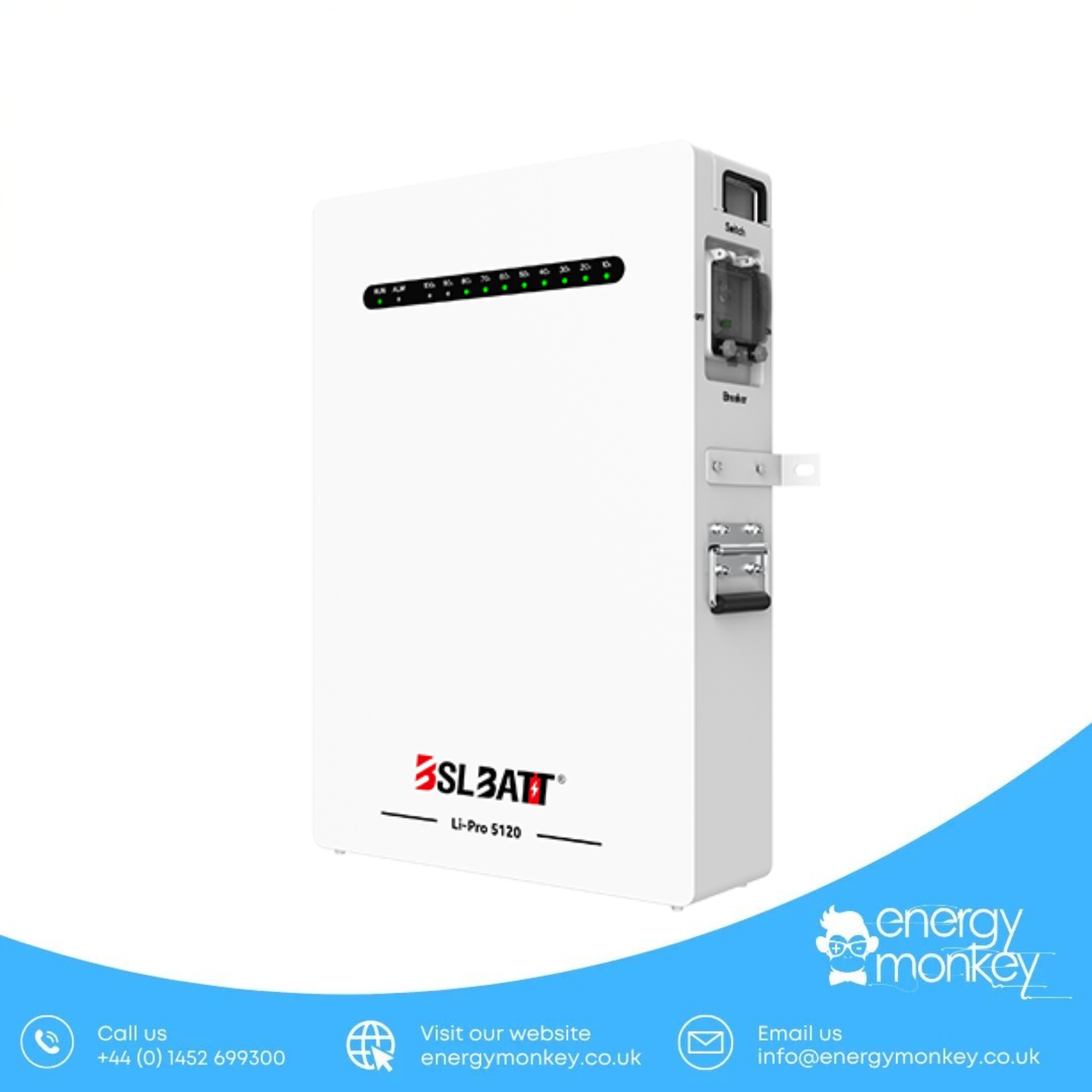 BSLBATT® 51.2V 100Ah 5.12kWh POWERWALL Energy Storage Battery (Main UK Dealer) - Image 6