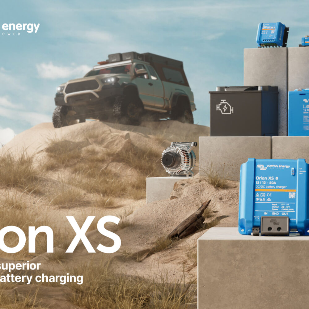 Alternative view of Victron Orion XS 12/12-50A DC-DC Battery Charger (ORI121217050)