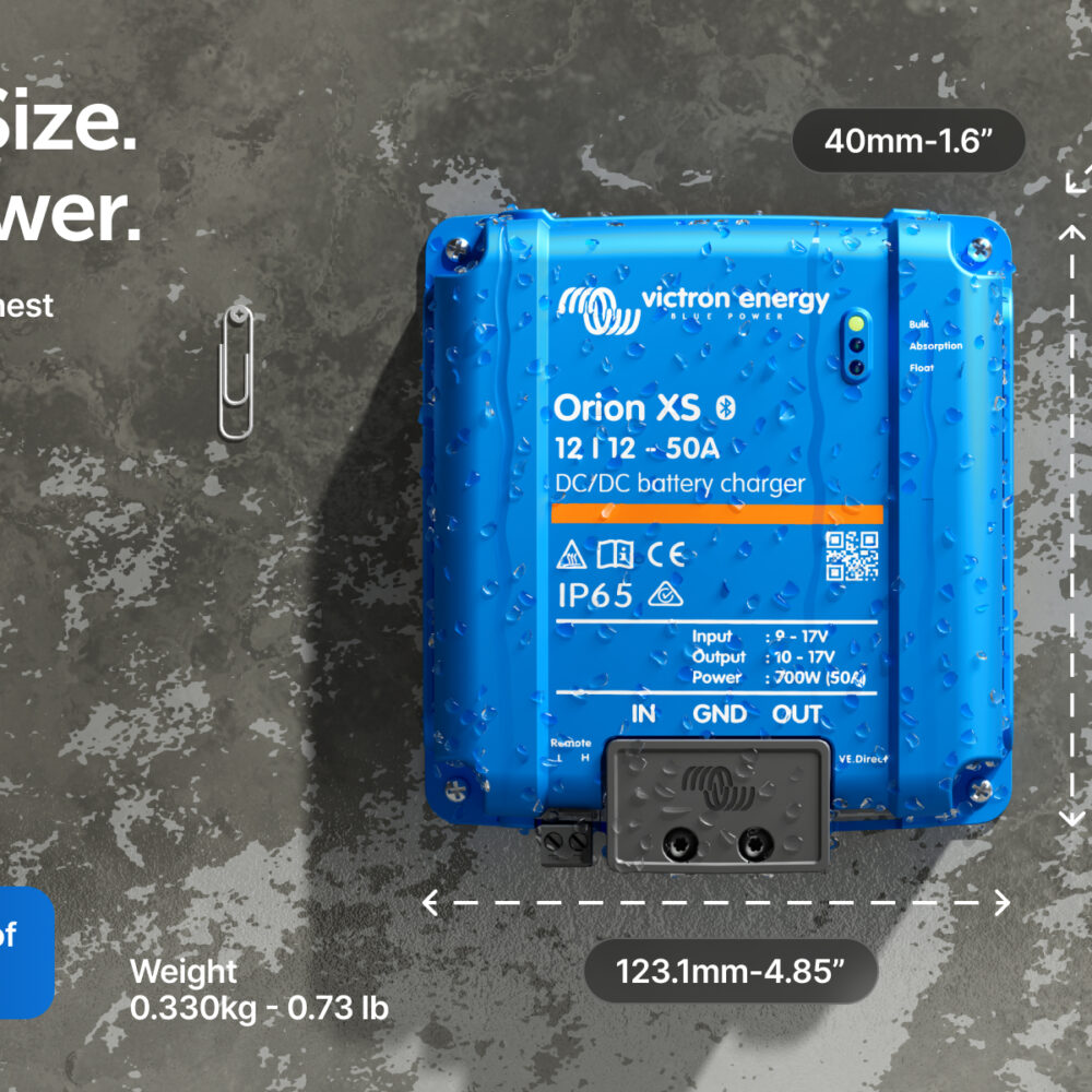 Victron Orion XS 12/12-50A DC-DC Battery Charger (ORI121217050) - Image 4