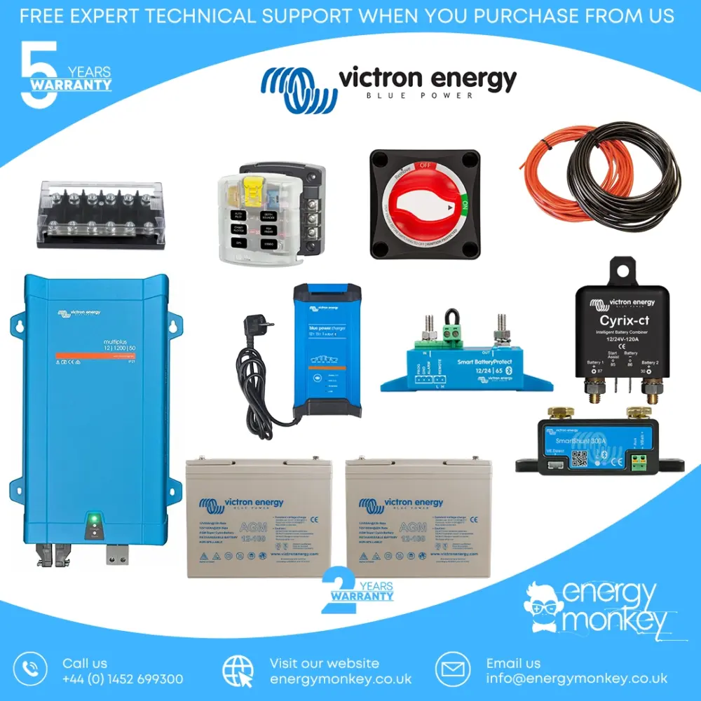 Camper Basic Electrics 12v 1.2kVA AGM