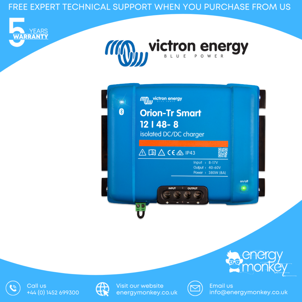 Victron Orion-Tr Smart 12/48-8A (380W) Isolated DC-DC charger