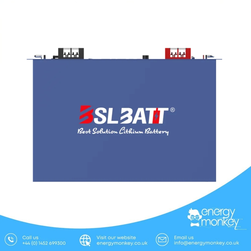 Alternative view of B-LFP48-170E Server Rack Battery – 51.2V 8.8kWh