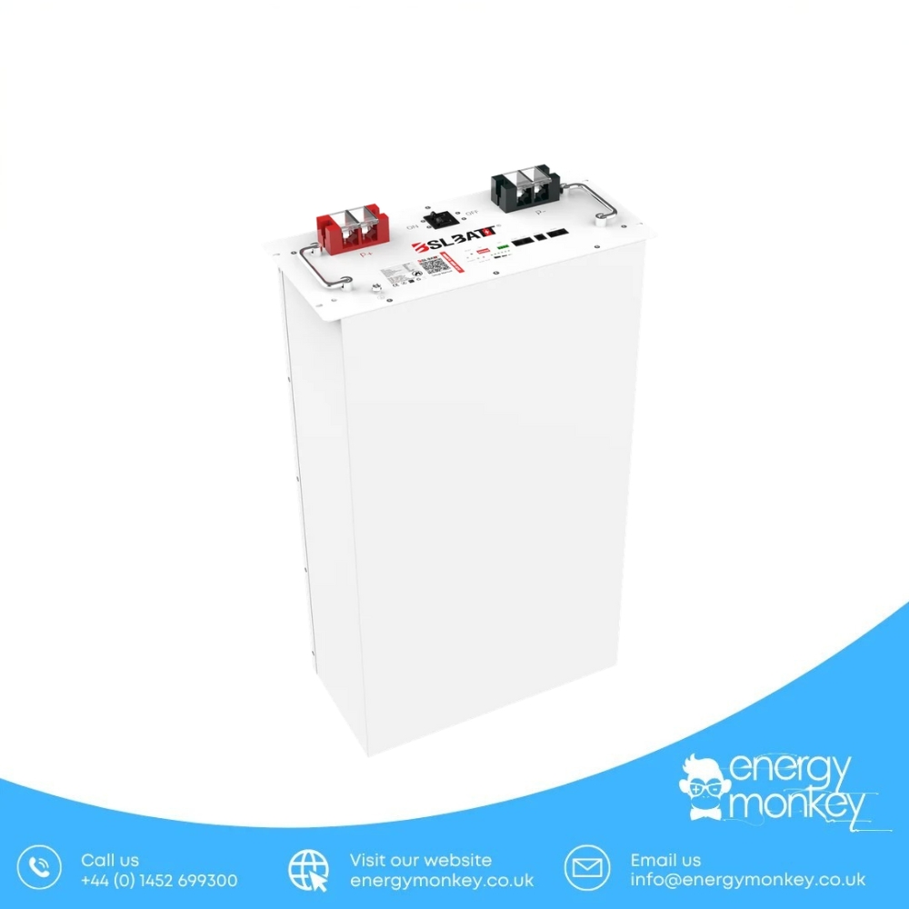 Alternative view of B-LFP48-300E Server Rack Battery – 51.2V 15.36kWh