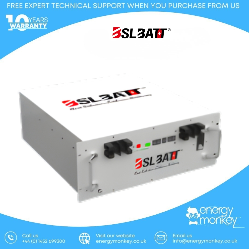 BSLBATT® 4.8kWh Rack Mounted Battery (B-LFP48-100)