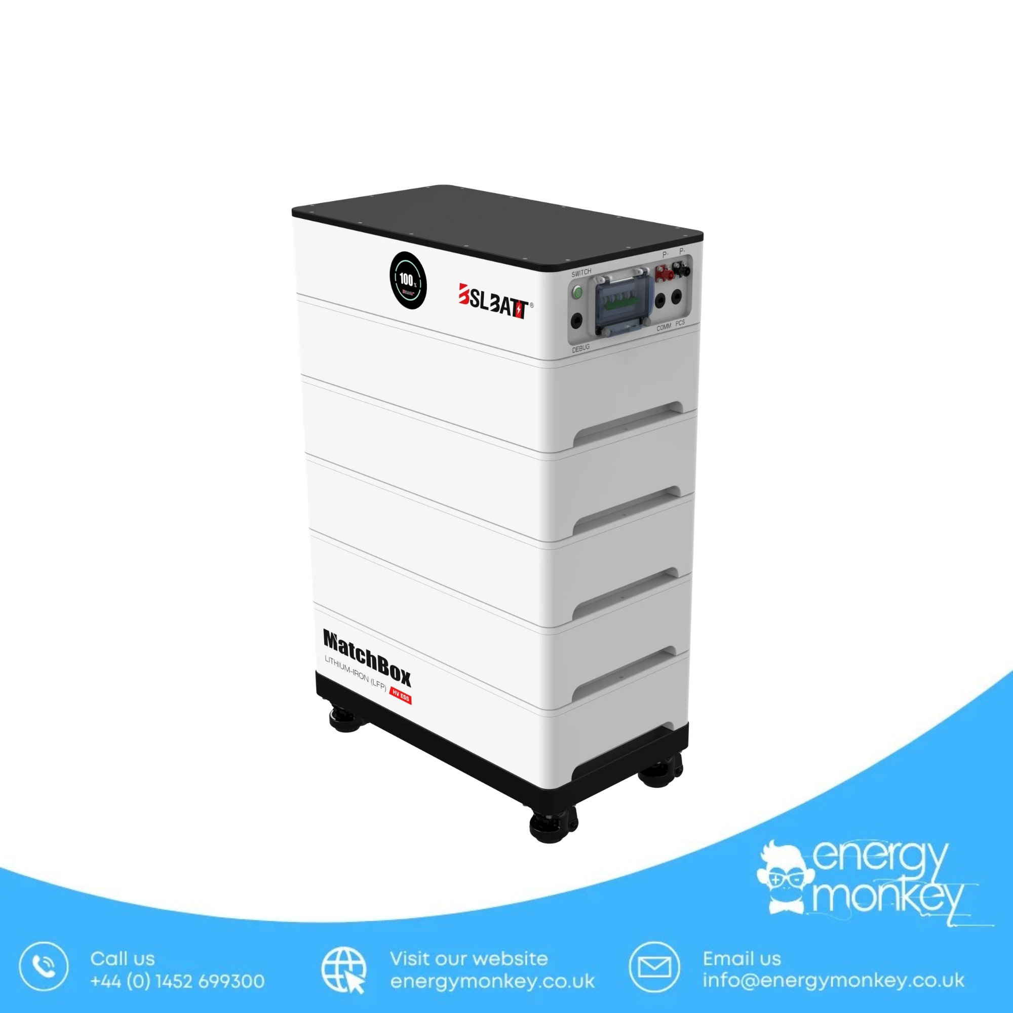 Matchbox HVS – High-Voltage Stackable Solar Battery (307 V–716 V, 10 Wh–37 kWh) - Image 2