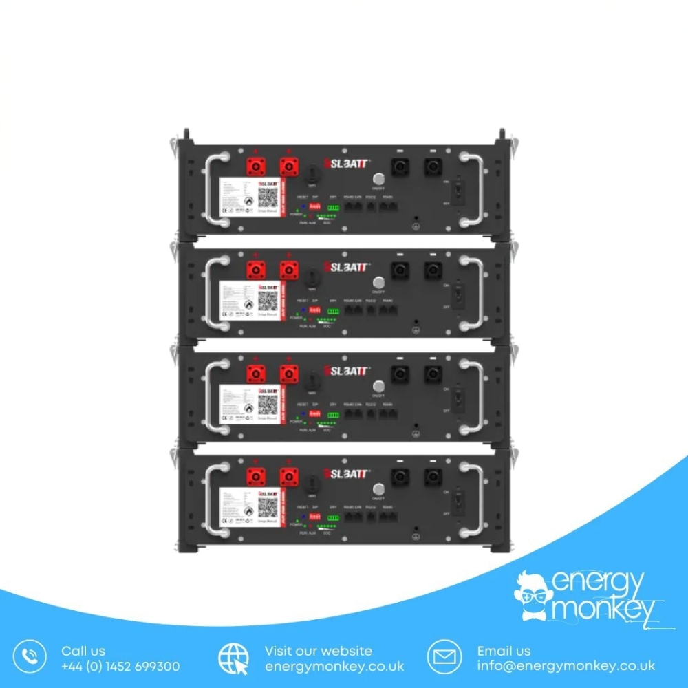 B-LFP48-100E 3U | 51.2V 5.12kWh Server Rack Battery - Image 4