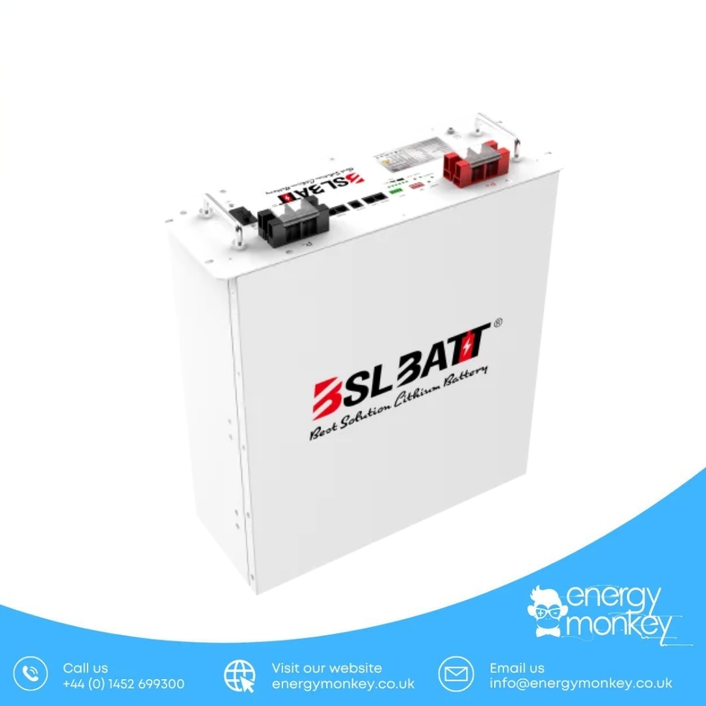 Alternative view of B-LFP48-100E 4U Server Rack Battery 51.2V 5.12kWh Lithium Energy Storage