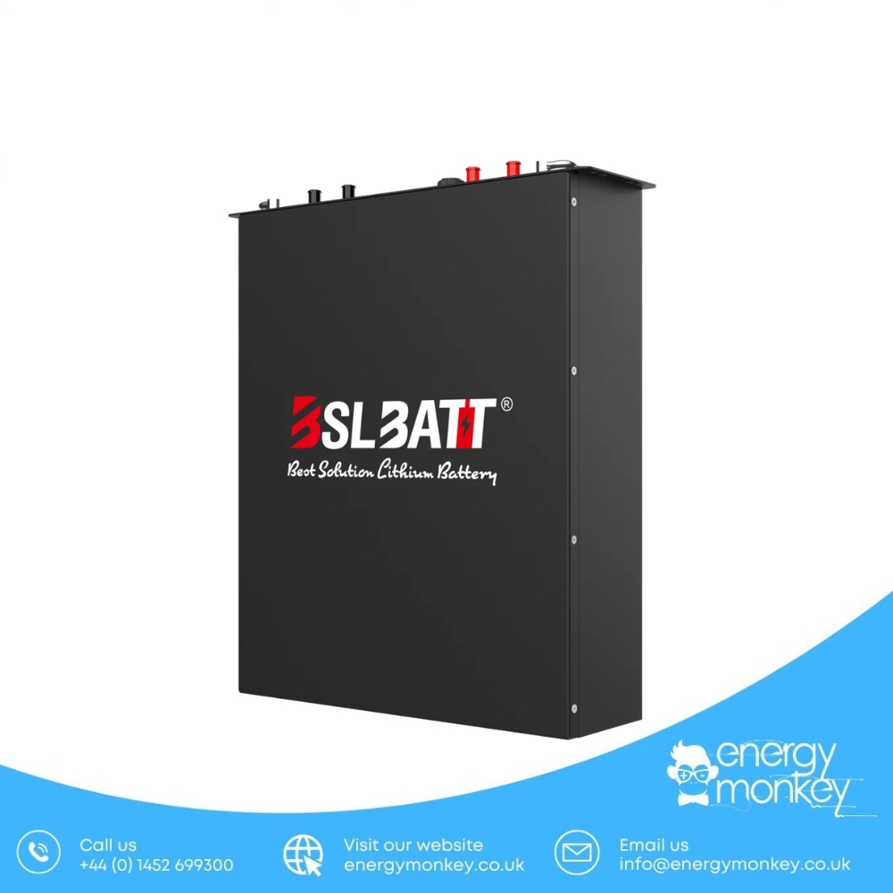 Alternative view of B-LFP48-120E Server Rack Battery – 51.2V 6.4kWh