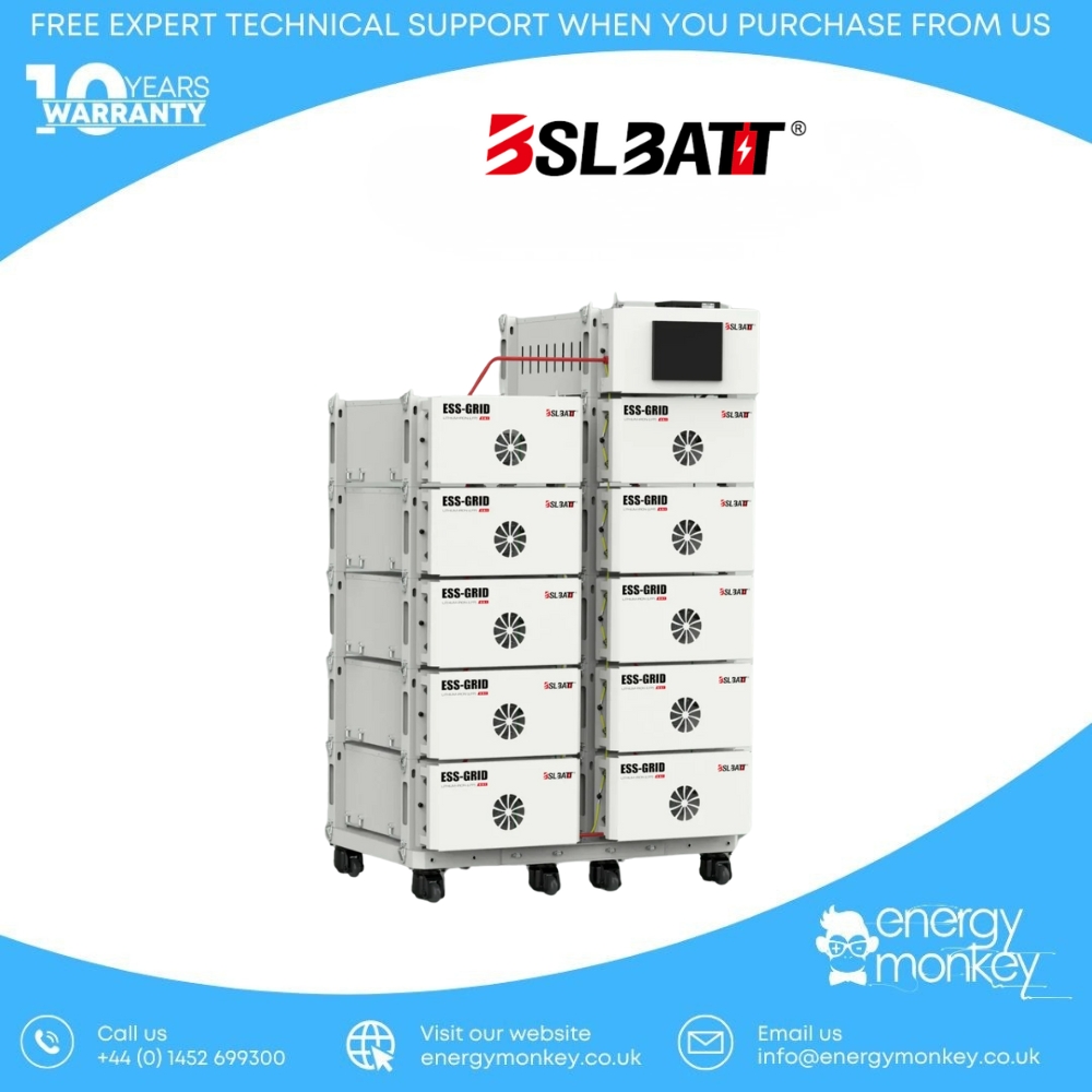 ESS-GRID S205 – High-Voltage Energy Storage (512 V–819 V, 105–167 kWh)