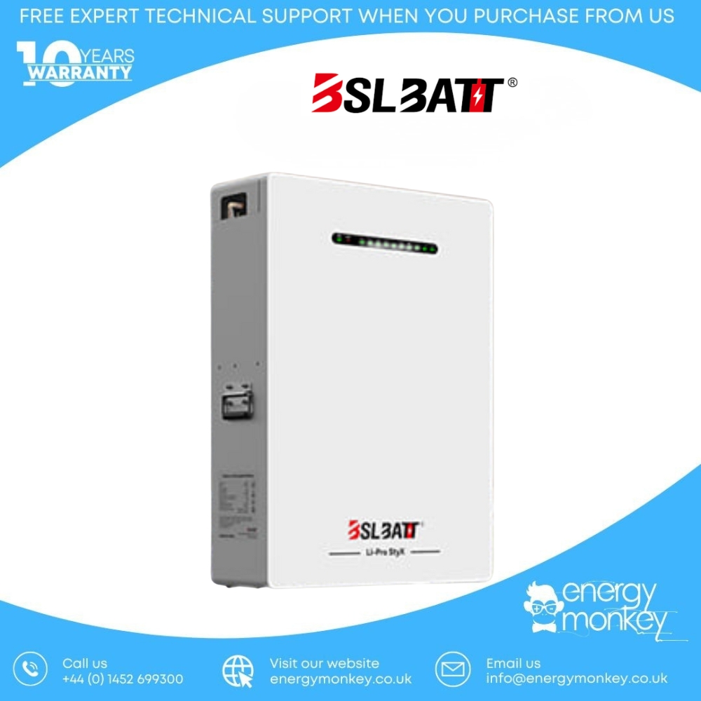 BSL 51.2v 16kWh Li-Pro Styx LiFePO4 Battery