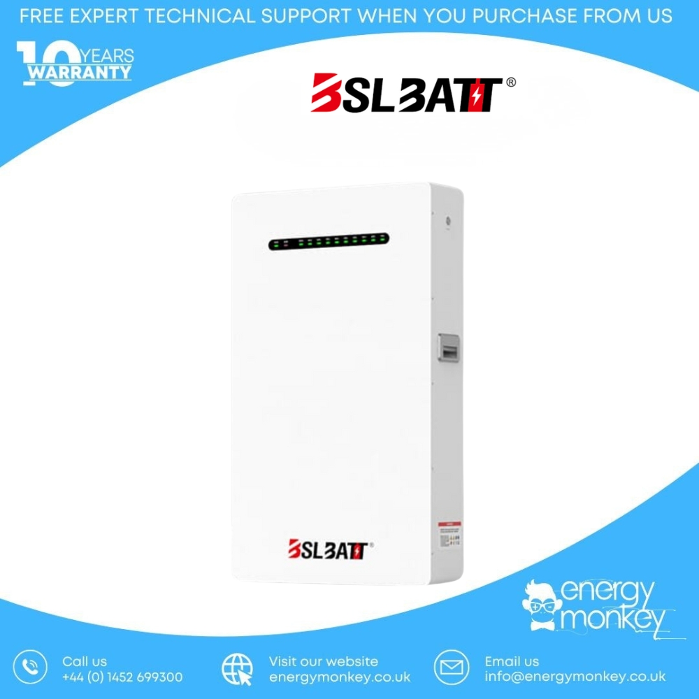 48V 200Ah LiFePO4 Deep Cycle Battery - Solar Battery Wall