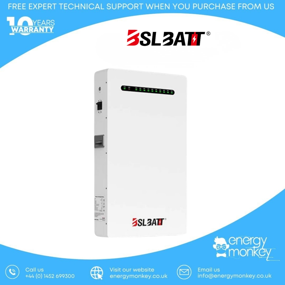 6.5 kWh Residential 51.2V Wall Mounted Battery