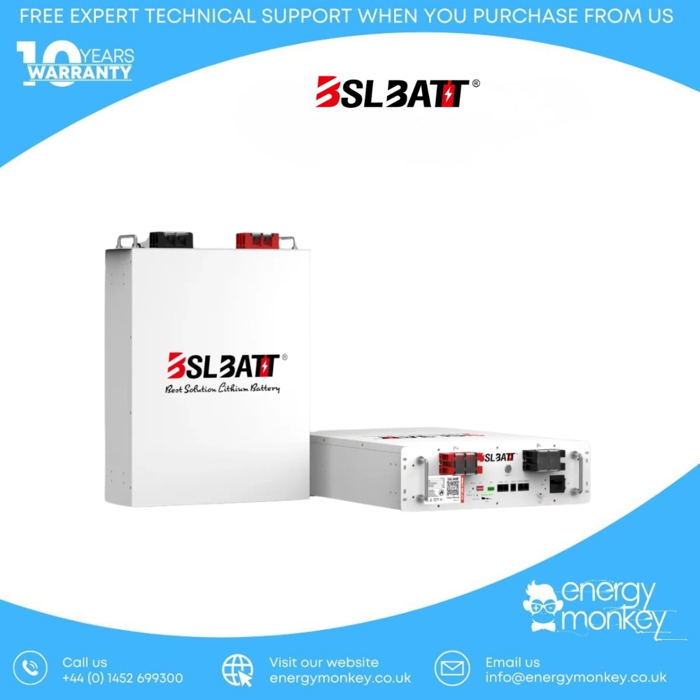 B-LFP48-120E Server Rack Battery – 51.2V 6.4kWh