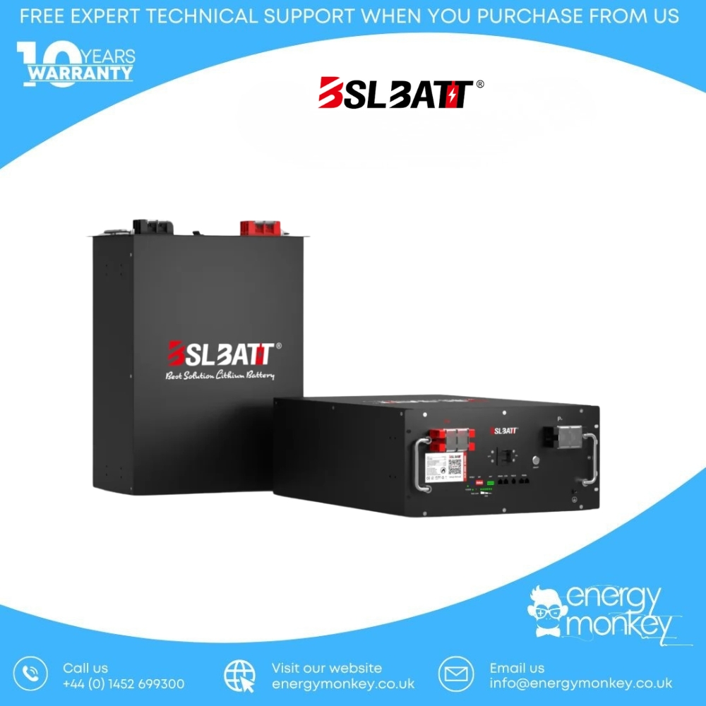 B-LFP48-200E Server Rack Battery – 51.2V 10.24kWh
