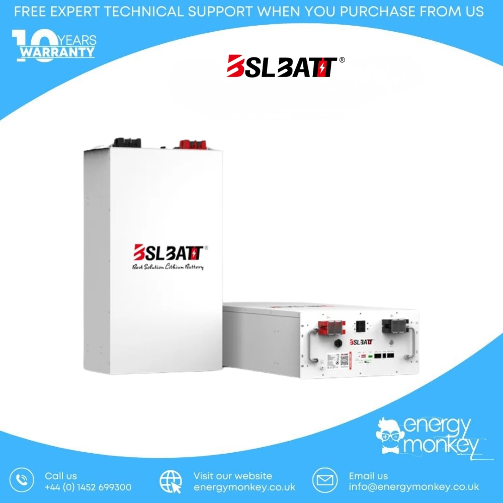 B-LFP48-300E Server Rack Battery – 51.2V 15.36kWh