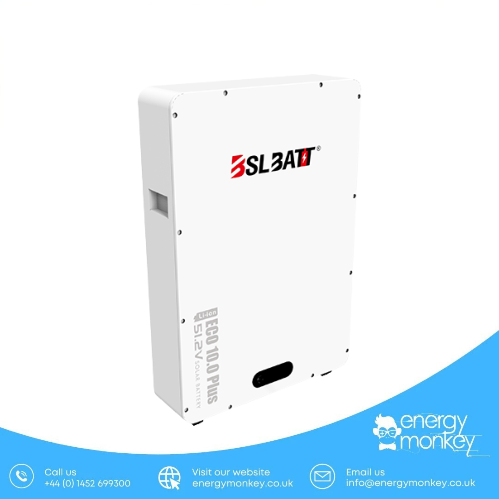 10kWh 51.2V IP65 Home Wall Mounted Solar Battery - Image 2