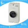Enclosed DC Switch IP67 Nema 4X 2 Pole 1 String 32A 700VDC Lockable Rotary Handle