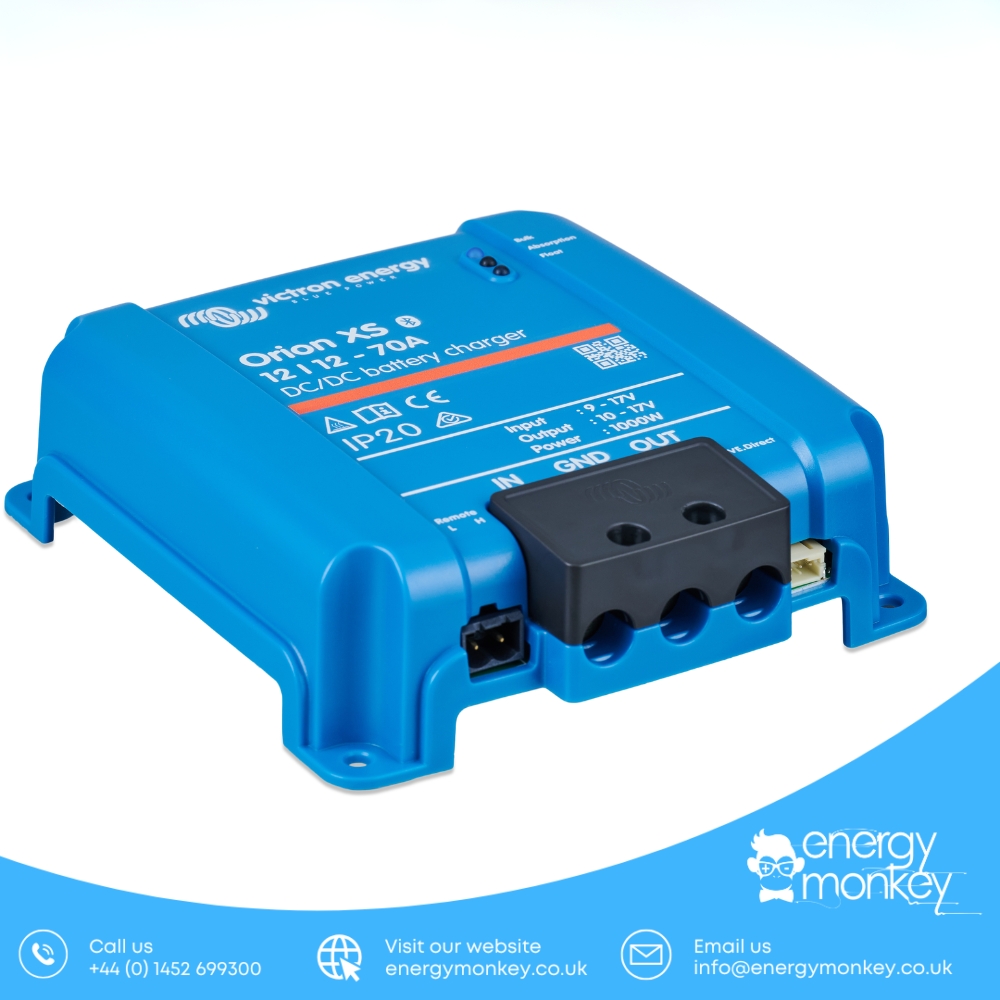 Alternative view of Orion XS 12/12-70A DC-DC Battery Charger
